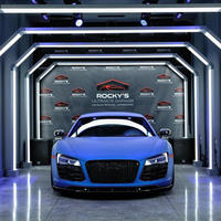 Tunnel lumineux à LED pour salle d'exposition de voitures et atelier de détail Feux de voiture Boîtier en aluminium Éclairage de la baie de service automobile