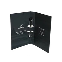 Düşük MOQ toptan özel 1ml 2ml örnek cam parfüm şişesi şişe ambalajlama kutusu kağıt kartı parfüm tutucu