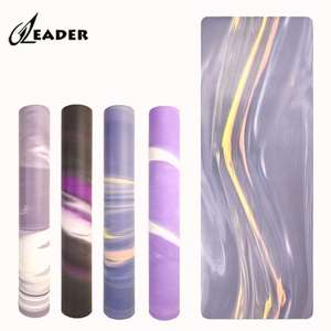 เสื่อโยคะยางธรรมชาติสีตัดกันเสื่อปูปูแห้งเปียกกันลื่นในร่ม - Product Image 2