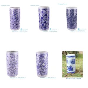 RZUA01-A/B/C/D/E/F <span class=keywords><strong>Porte</strong></span>-<span class=keywords><strong>parapluie</strong></span> en céramique bleu et <span class=keywords><strong>blanc</strong></span> <span class=keywords><strong>pas</strong></span> <span class=keywords><strong>cher</strong></span> de Jingdezhen - Product Image 2