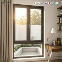 Ventana Abatible y Giratoria de Aluminio con Doble Acristalamiento, Eficiente Energéticamente, Certificada Contra Huracanes