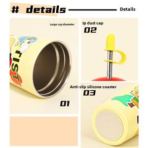 Krijt Shin-Chan Grote Capaciteit 304 Roestvrij Staal Geïsoleerd Water Hoge Verschijning Ijs Cup Voor Meisjes/Kinderen Reizen Gift Cup - Product Image 4