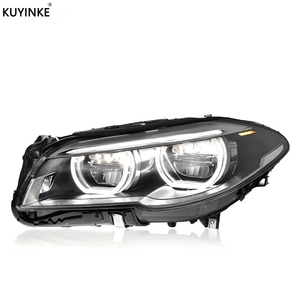 Accessoires automobiles KUYINKE, phares pour BMW Série 5 F10 F18 11-17, phares Angel Eyes, éclairage avant à commutation, Plug and Play - Product Image 5