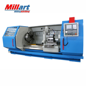 Tour CNC horizontal robuste à un seul brocheur et grande alésage de <span class=keywords><strong>broche</strong></span> pour la réparation de filetages de tuyaux de l'industrie pétrolière QK1327 - Product Image 1