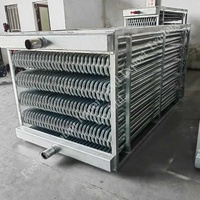 Section de serpentin d'échange thermique pour réfrigération industrielle avec cadre en acier galvanisé pour remplacement de condenseur évaporatif