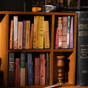 25 paquetes de 100 libros por paquete, pegatinas con temática literaria, materiales retro para diario personal - Product Image 2