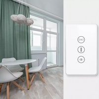 Interrupteur intelligent pour porte de garage Glomarket, commande vocale, Google Assistant, WiFi, Zigbee / application Smart Life, écran tactile, US