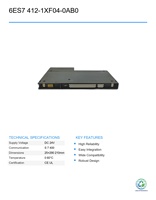 Controlador de Programación PLC Usado 6ES7 412-1XF04-0AB0, Módulo de CPU Básico Estándar, Automatización Industrial
