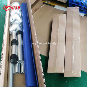 Cama para perros de aluminio antioxidante con tela reemplazable de nailon PVC y Treslin adecuada para cama para perros de aluminio impermeable y duradera - Product Image 5