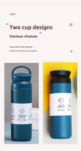 แก้วเก็บความร้อนสแตนเลสแบบพกพาออกแบบอย่างสร้างสรรค์สำหรับทุกเพศสไตล์ทันสมัยดื่มงานปาร์ตี้ปรับแต่งได้ - Product Image 3