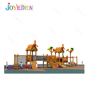 Pas cher Parc D'attractions Manèges Équipement Enfants Aire De Jeux Extérieure En Bois Cadre D'escalade - Product Image 4