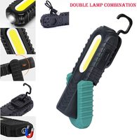 Lampe de travail COB 5W rechargeable par USB Lampe de travail LED COB pliable portable Lampe torche magnétique pour inspection de voiture Lampe de réparation