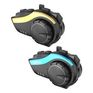 หมวกกันน็อคแบบไร้สาย HY-02อินเตอร์คอมสำหรับมอเตอร์ไซค์6คนคุยกัน2กม. ดีไซน์ใหม่ลดเสียงรบกวน - Product Image 6