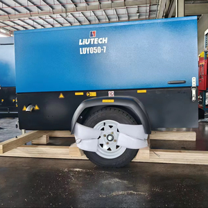 Compresseur d'<span class=keywords><strong>air</strong></span> à vis diesel portable Liutech LUY050-7 5m3/min 100PSI pour la rupture de béton et les marteaux-piqueurs - Product Image 1
