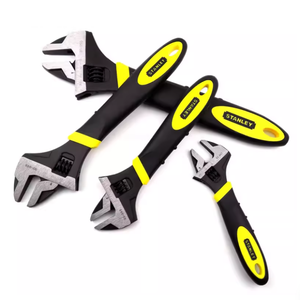 ประแจปรับขนาดได้ ทำจากเหล็กโครเมียมวาเนเดียม ด้ามจับเคลือบพลาสติกสองสี - Product Image 1