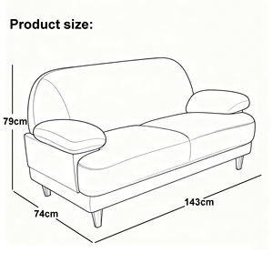 أريكة حمراء عصرية فاخرة مصنوعة في الصين من قماش المخمل لغرفة المعيشة - Product Image 6