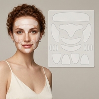 Lot de 16 patchs anti-rides 100 % silicone pour le visage, le front, les yeux, la bouche, le menton et la poitrine – Traitement des ridules et des rides – Réutilisables