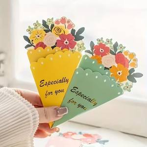 Biglietti di <span class=keywords><strong>auguri</strong></span> floreali perfetti per i compleanni di natale, grazie per la festa della mamma, grande regalo di carta per gli amanti degli amici di famiglia - Product Image 4