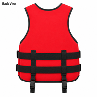 Chaleco Salvavidas de Neopreno NBR de 120-150N para Rafting, Kayak, Canyoning y Uso Comercial, Ajustable