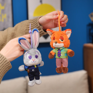 Juguete de Moda: Colgante para Bolso con Diseño de Zoológico, Lindo Colgante de Judy y Nick, Peluche de Zorro y Conejo, Regalo - Product Image 4