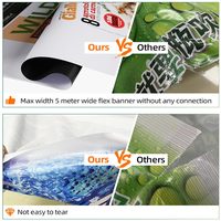 Matériaux flexibles pour impression frontale à haute résistance, bâche PVC laminée à chaud pour publicité extérieure