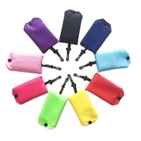Sac fourre-tout pliable et portable, écologique, imperméable, en tissu Oxford 210D, personnalisable avec logo imprimé, vente directe d'usine