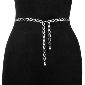 Chaîne de taille en métal style européen et américain pour femme, ceinture fine couleur or, accessoire de mode décoratif pour robe et chemise - Product Image 4