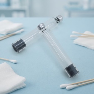 Durable <b>Refill</b> <b>Pen</b> Rubber Stopper Transparent Glass 3ml Sterile Round Design Suitable Skincare Cream Packaging Cartridge - Product Image 6