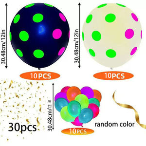 90 ballons ronds transparents en TPU de 12 pouces, lumineux dans le noir, pour fête, bar, discothèque, décoration de Ramadan, de Noël - Product Image 2