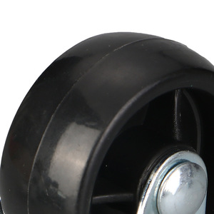Industrial Caster Wheel 1.5 Inch Screw Mount Steel Ball Bearing Swivel Gray Durable - Product Image 4