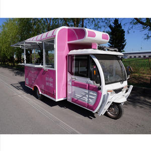 Mobiler multifunktion aler elektrischer Dreirad-Dreirad-Lebensmittel wagen zum Frühstück Gebratene Spieße Desserts-für Nacht marktstände - Product Image 3