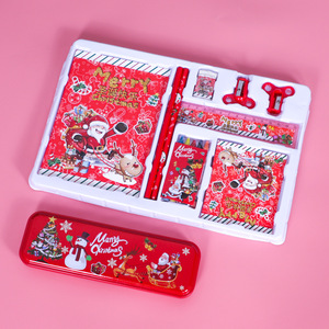 Conjunto de papelería de dibujos animados para niños, regalo de cumpleaños de Navidad para jardín de infantes para estudiantes, suministros de aprendizaje de calidad en una caja de regalo - Product Image 2