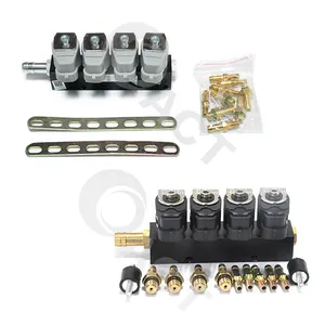 ACT autogas spare parts cng kit for car Adjustable lpg gas conversion sequential 4 cylinders cng fuel injector rail cng lpg