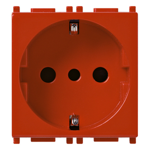 เต้ารับไฟฟ้าแบบ 2P+T 16A สีแดง รุ่น P30 สำหรับติดตั้งบนผนัง - Product Image 1