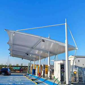 Structure de tente en membrane Tensiletent, membrane architecturale de conception moderne pour les abris solaires dans les parcs, les stades, les zones de repos et les gradins - Product Image 3