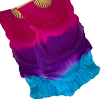 Fans de soie Veil Costumes de danse du ventre Femmes Filles Louange Danse Ventilateurs de culte pour l'église