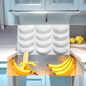Banana Jelly Mousse Cake Mold 12 Cavity Silicone Baking Mold For DIY Desserts Home Use - Product Image 1