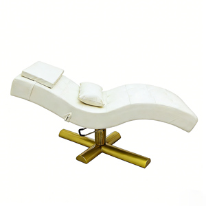 Table de massage hydraulique moderne de luxe pour soins du visage, lit pour extensions de cils, chaise pour extensions de cils, table de massage, table de shampoing, mobilier de salon de beauté incurvé et portable - Product Image 5