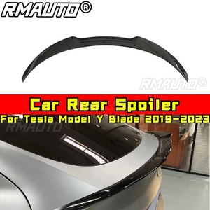 สำหรับรถสปอยเลอร์รุ่นเทสลาโมเดลรถสปอยเลอร์หลังคาสปอยเลอร์มีปีกหลังสำหรับรถสปอยเลอร์ท้ายรถสปอยเลอร์ด้านหลัง2023 2019ใบพัด - Product Image 2