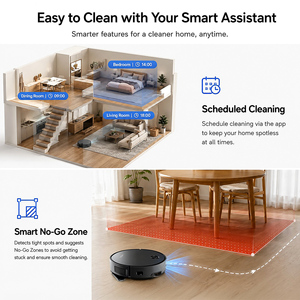 EU 298P Plus <b>Cleaning</b> APP Control Voice Assistant Support Home Sweeping Robot <b>Mop</b> Cleaner - Product Image 3