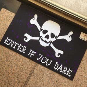 Custom Sublimation Printed Outdoor <b>Rubber</b> Happy Halloween <b>Doormats</b> - Product Image 1