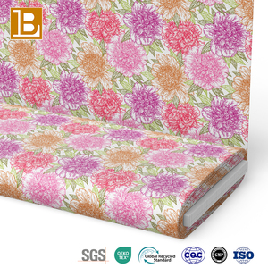 Tissu popeline 100% coton personnalisé, imprimé de grandes fleurs roses, design tendance, taille personnalisée, nouvelle collection BILU 2026, vendu <span class=keywords><strong>au</strong></span> mètre. - Product Image 5