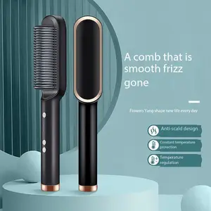 Yeni tasarım profesyonel 5 1 taşınabilir elektrikli Salon saç düzleştirici bigudi tarak sıcak hava fırça saç şekillendirici bakım seti