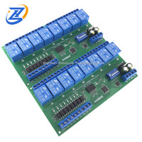 Module relais N4D8B08 DC 12V 24V avec 8 entrées et 8 sorties isolées, boîtier DIN35 C45, UART RS485, carte de contrôle Modbus RTU