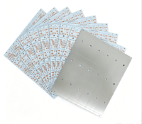 Circuit imprimé en aluminium personnalisé à une face MCPCB pour éclairage LED avec découpe en V, fabricant de circuits imprimés en aluminium OEM ODM
