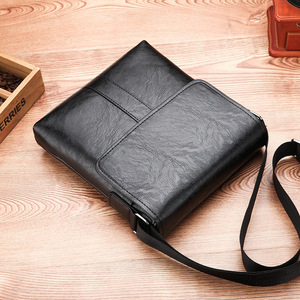Bestseller PU-Leder Herren Umhängetasche Großhandel Individuelles Logo Schultertasche Messenger-Tasche für Geschäftsmänner - Product Image 2