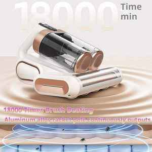 Aspiradora Inalámbrica Liberbot de Alta Potencia 12V100Wh con Motor sin Escobillas, Eliminador de Ácaros del Polvo con Luz UV, Succión de 101-120 AW, Ruido de 40 dB - Product Image 4