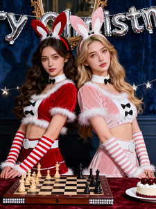 Disfraz <span class=keywords><strong>de</strong></span> Papá Noel para Mujer, <span class=keywords><strong>Serie</strong></span> Navideña, Fiesta <span class=keywords><strong>de</strong></span> Navidad, Reno <span class=keywords><strong>de</strong></span> las Nieves, Vestido Rojo, Capa, Uniforme, Pijama Sexy, Cosplay - Product Image 3