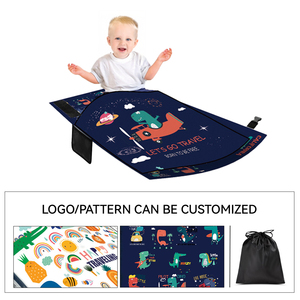 เตียงเด็กแบบพกพาสำหรับเดินทางบนเครื่องบิน พร้อมช่องเก็บของด้านข้าง สำหรับเด็กทารกและเด็กเล็ก ใช้เป็นที่พักเท้าสำหรับการเดินทางทางอากาศ - Product Image 2