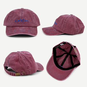Gorra <span class=keywords><strong>de</strong></span> Béisbol Premium OEM <span class=keywords><strong>de</strong></span> Fábrica al por Mayor, Estilo Vintage, <span class=keywords><strong>de</strong></span> Algodón Lavado, Personalizada, Sin Estructura, <span class=keywords><strong>de</strong></span> 6 Paneles, Tipo Dad Hat, con Logotipo Bordado - Product Image 3